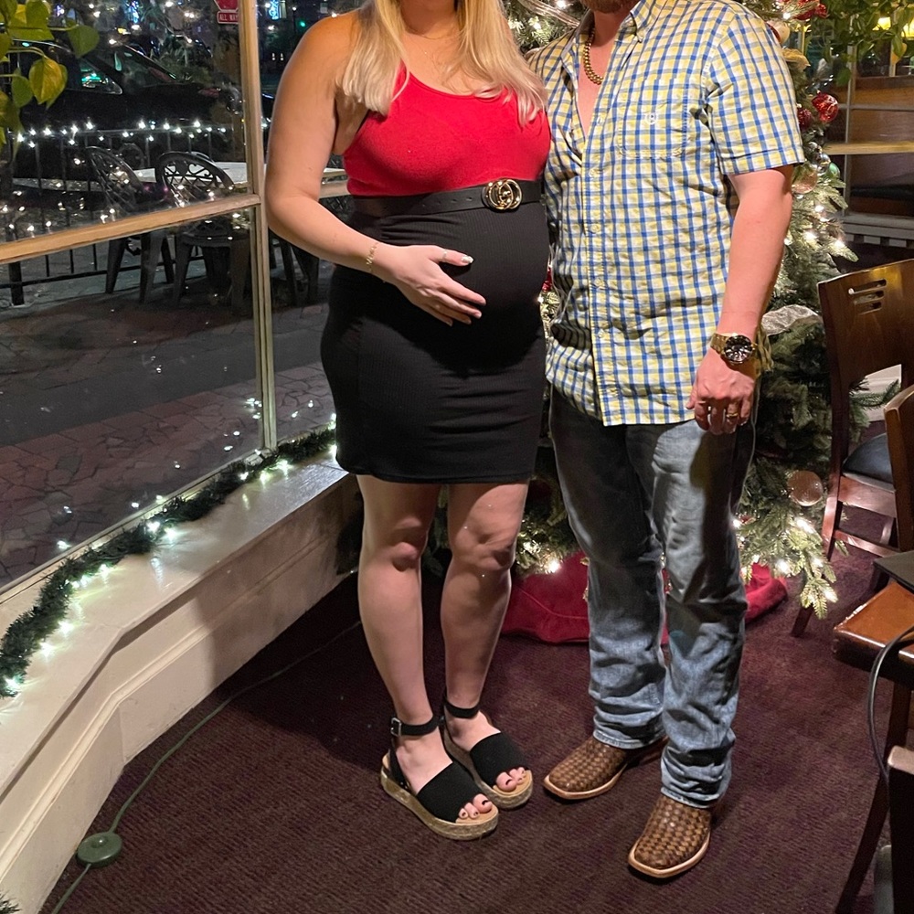 Maternity pencil skirt